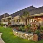 Outside view of Giammalva Tennis after renovation