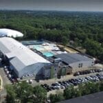 Aerial View of Health Club